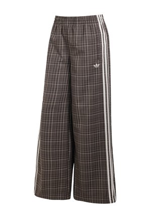adidas Originals, LOOSE CHECK TRACK PANTS - Pantalones - night brown