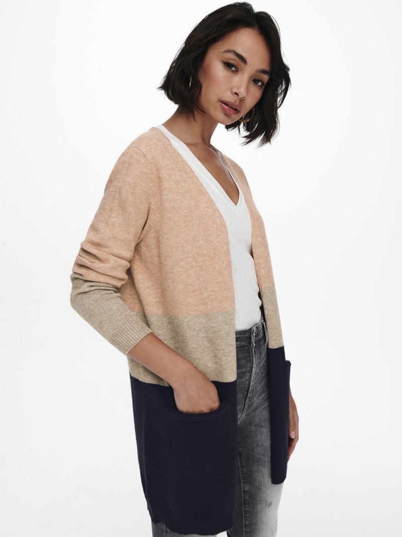 Damen Strickjacken | ONLY ONLQUEEN LONG CARDIGAN Strickjacke misty rose/beige melange/night sky/pink - SN70839 Damen Strickjacken | ONLY ONLQUEEN LONG CARDIGAN Strickjacke misty rose/beige melange/night sky/pink - SN70839