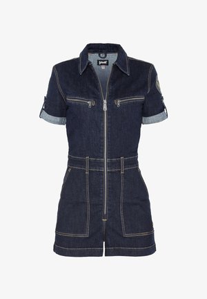 PATCHED SHORT - Jumpsuit - denim brut