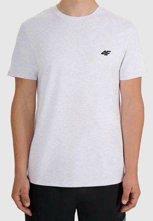 4F TSHIRT M3341 - Camiseta básica - light grey
