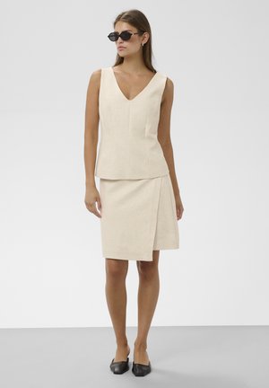 Soaked in Luxury, SLSAMBESI SKIRT - Tubenederdele - oatmeal