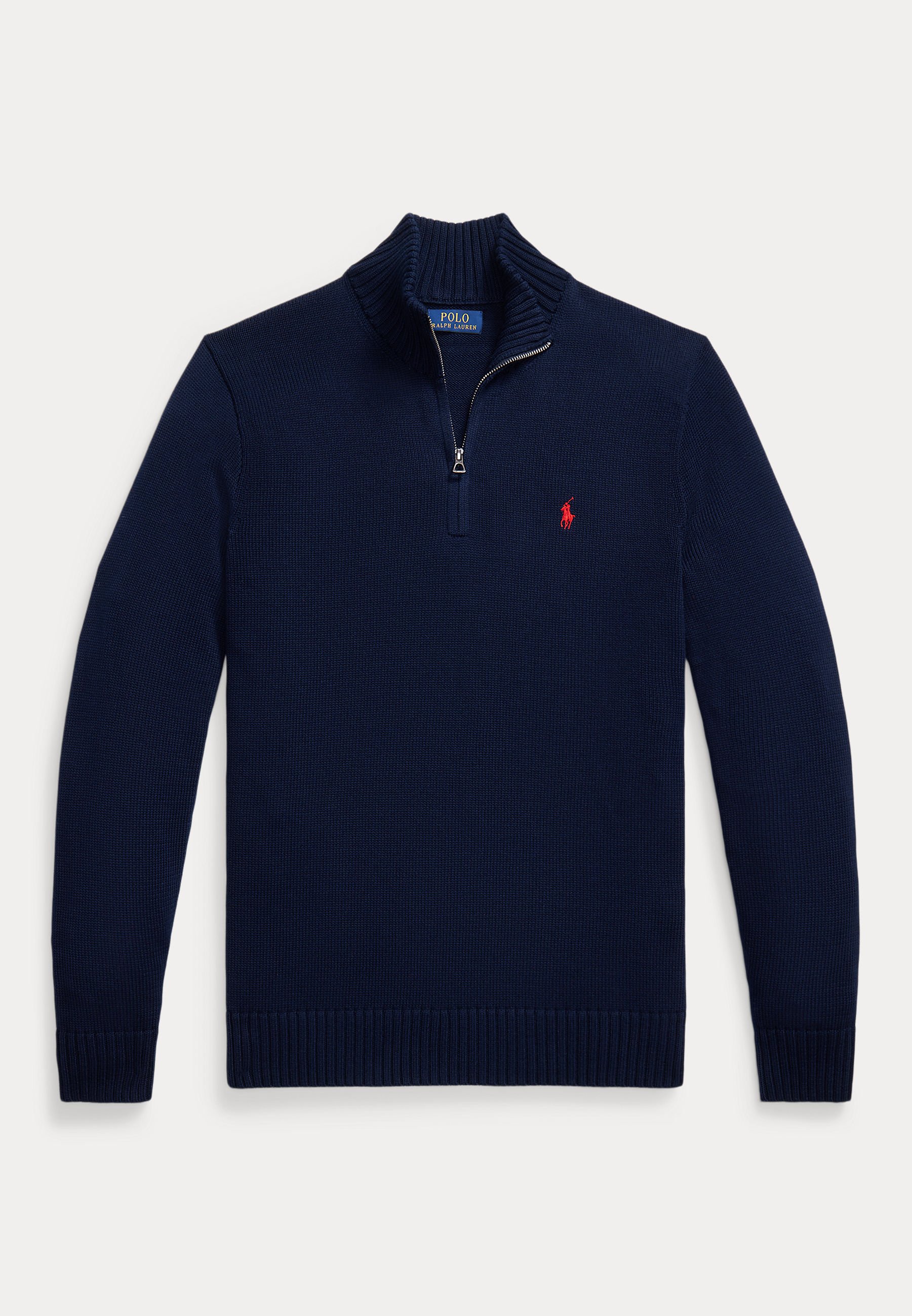 Polo Ralph Lauren Big & Tall COTTON QUARTER-ZIP SWEATER - Jumper