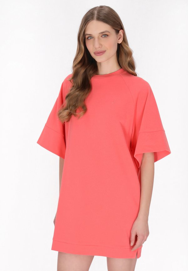 Jerseykleid - coral
