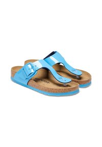 Birkenstock TIEFFUSSBETT - Mules - patentskyblue
