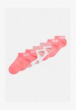 Skechers GIRLS MESH SNEAKER WITH LUREX 6PACK - Strømper - pink glow mix
