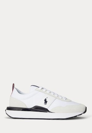 Polo Ralph Lauren TRAIN 89 SUEDE & OXFORD SNEAKER UNISEX - Sportbačiai - white/navy/red