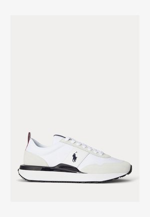 Polo Ralph Lauren TRAIN 89 SUEDE & OXFORD SNEAKER UNISEX - Sportbačiai - white/navy/red