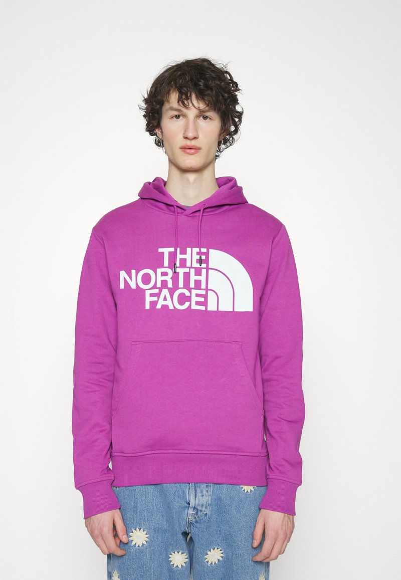 purple the north face hoodie