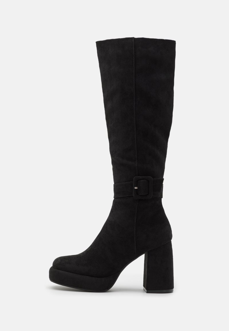 Even&Odd Wide Fit Plateaulaarzen zwart Even&Odd Wide Fit Plateaulaarzen zwart