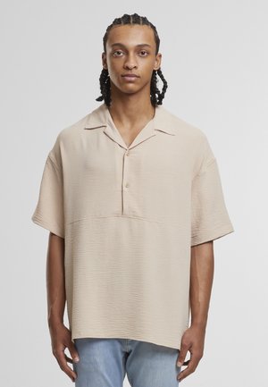 WRINKLED TEXTURED  - Camisa - beige