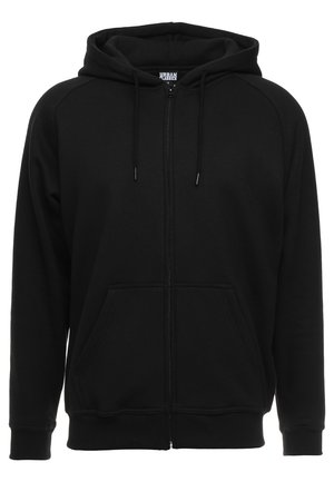 ZIP HOODY - Majica s kapuljačom i patentnim zatvaračem - black