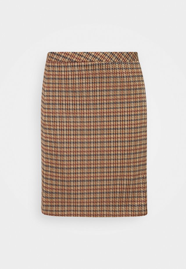 SKIRT SHORT - Spódnica mini - soft caramel