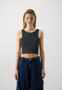 JDY JDYSOFIA CROP TANK 2 PACK - Top - black/snow white