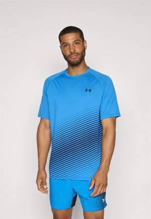 TECH FADE  - T-Shirt sport - blue atlantis/white