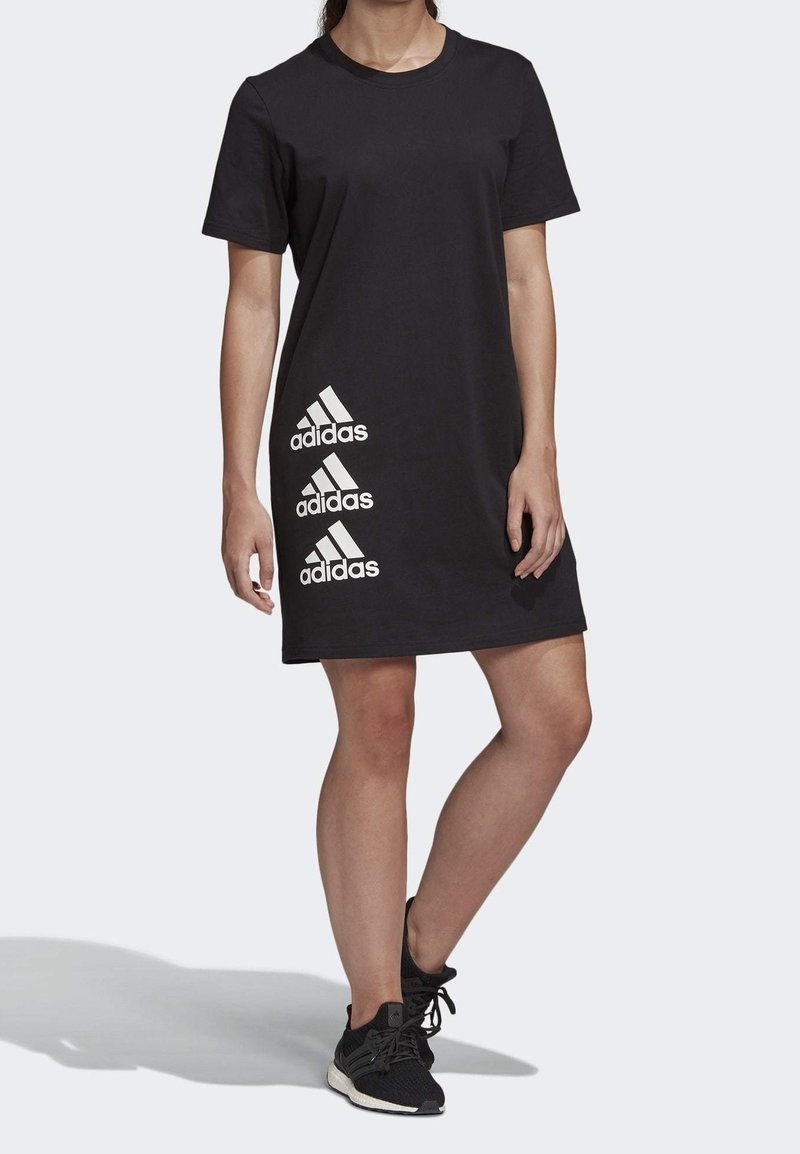adidas Performance Robe en jersey - black