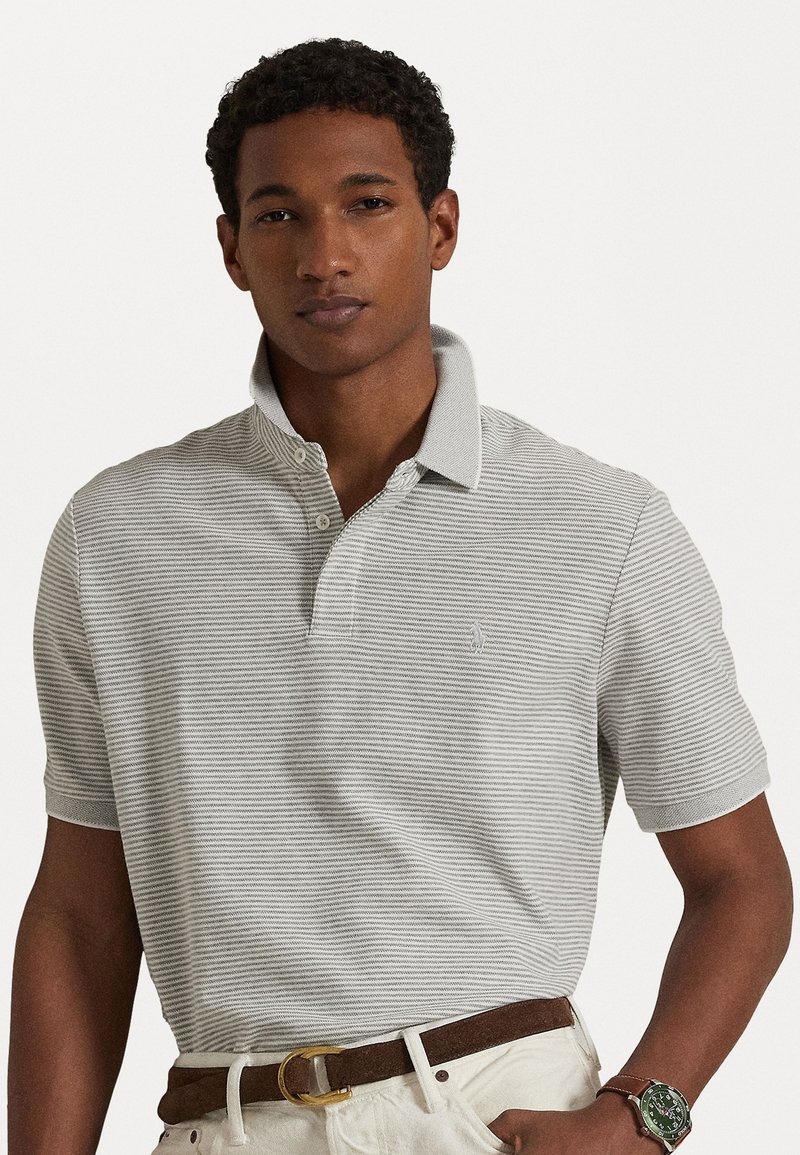 Polo Ralph Lauren - SHORT SLEEVE - Polo - andover heather/white, Agrandir