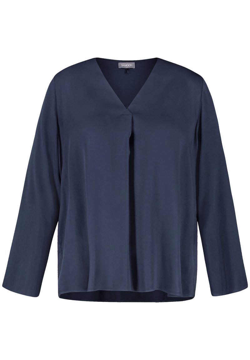 Samoon Blouse donkerblauw