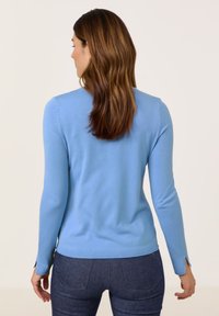 Gerry Weber ROLLKRAGEN - Strickpullover - sky