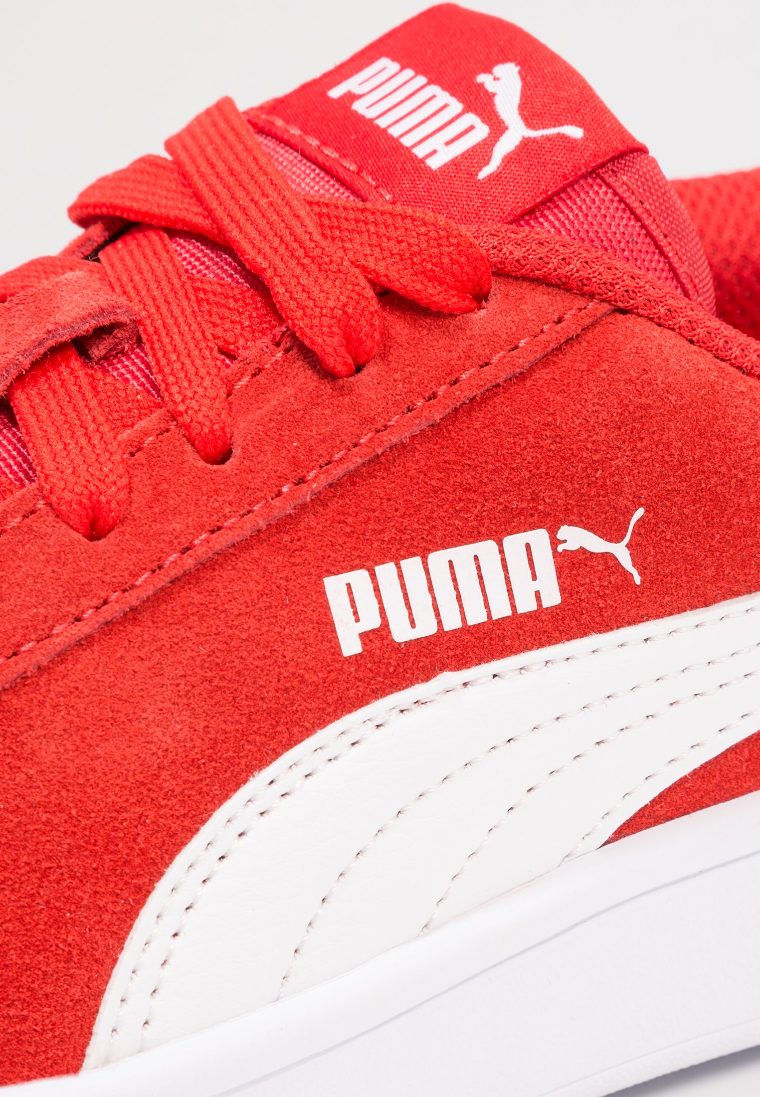 Puma SMASH - Zapatillas - high risk red/white/rojo - Zalando.es