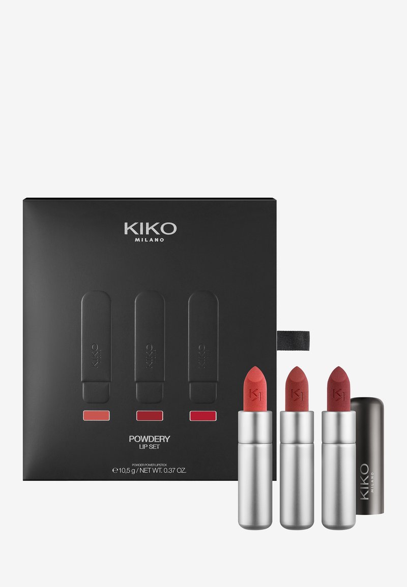 KIKO Milano POWDERY LIP SET - Lip Set - 101 velvety red