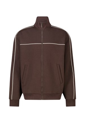 America Today, CARDIGAN - Sweat zippé - brown