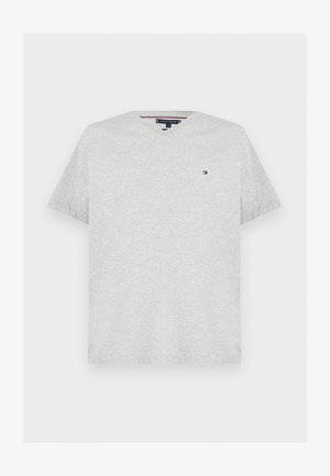 Tommy Hilfiger, ESSENTIAL V NECK TEE CORE - T-Shirt basic - light grey heather