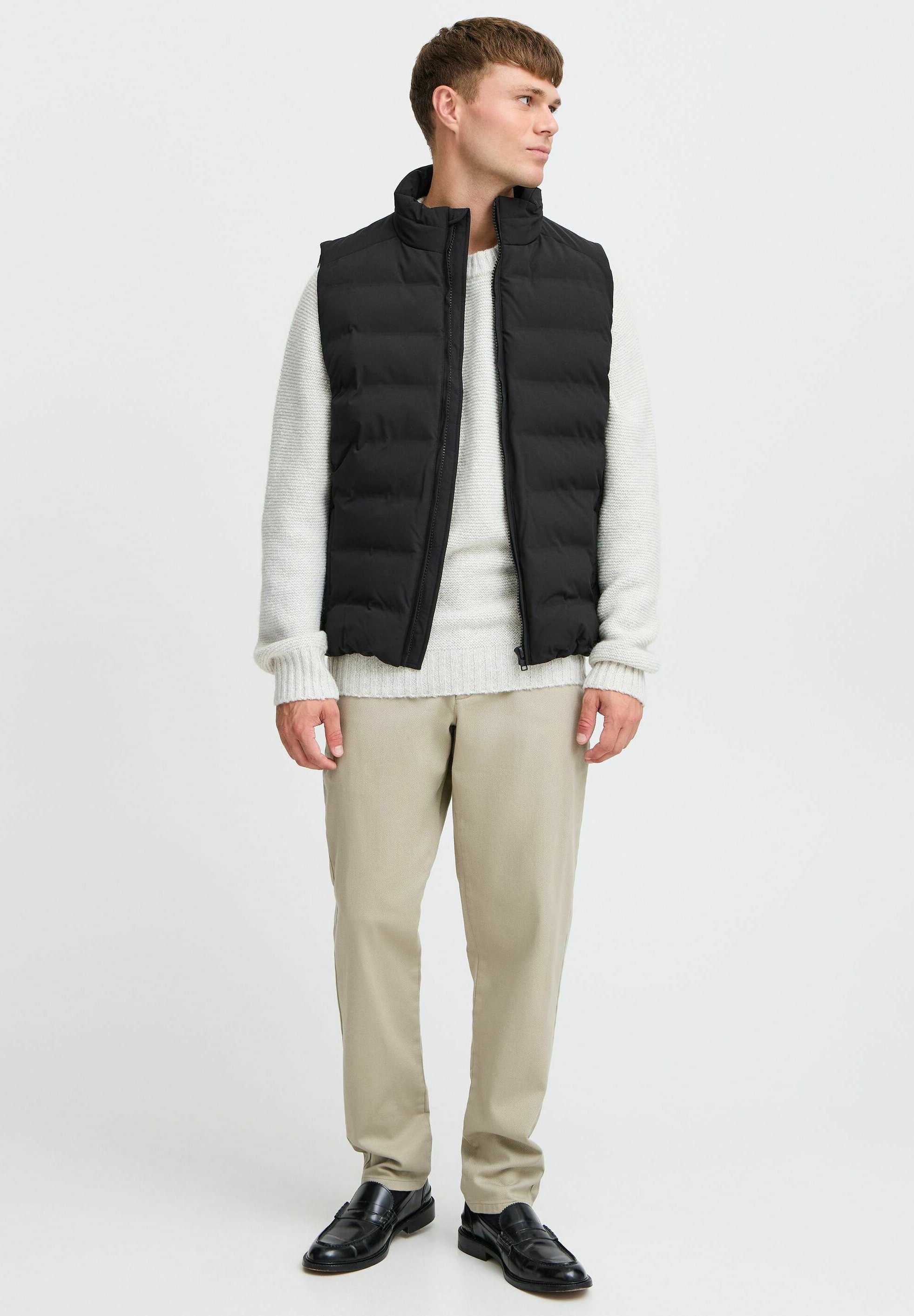 Solid SDMILAS VEST - Waistcoat - true black/black - Zalando.co.uk