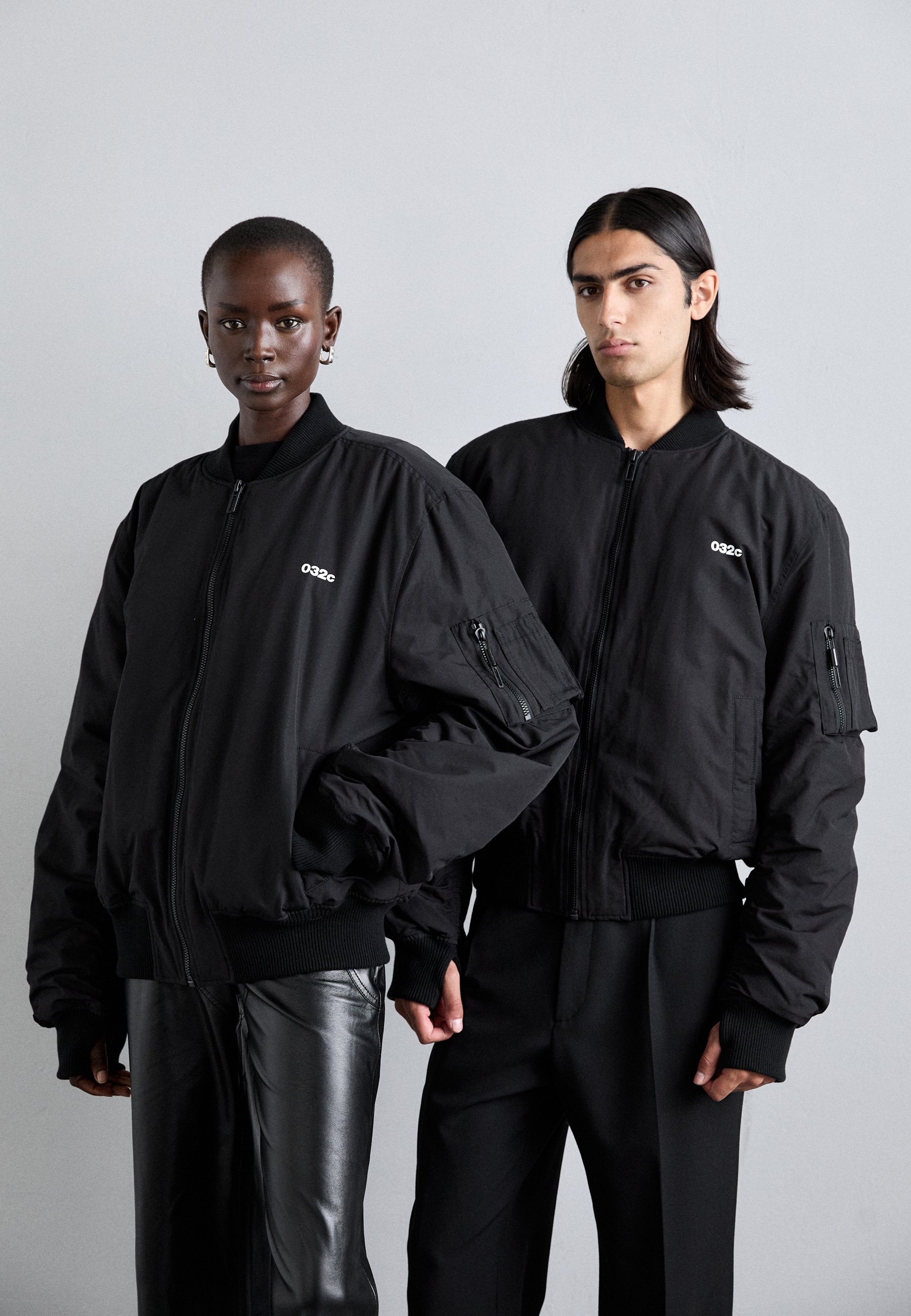 032c NIGHTHAWKS JACKET UNISEX - Bomber Jacket - black - Zalando.co.uk