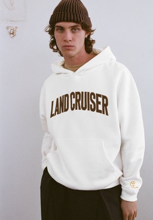 TOYOTA - Kapucnis pulóver - white