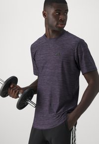 adidas Performance STRETCH - Sportska majica - shadow violet/black