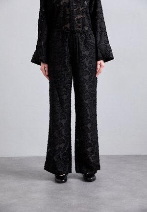 Stoffhose - black