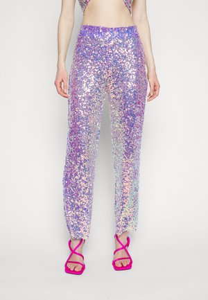 VACLAV IRRIDESCENT SEQUIN PANTS  - Παντελόνι - purple