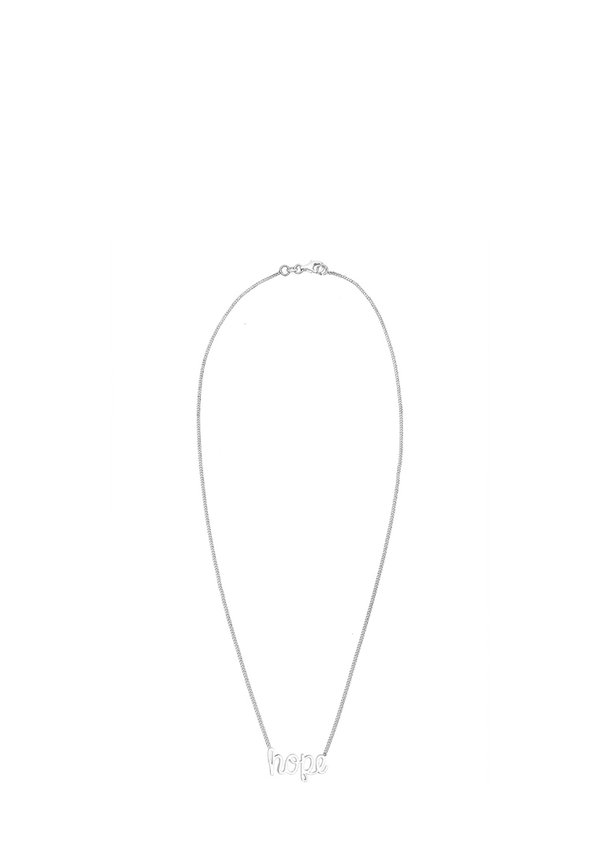 HOPE - Halskette - silberfarben