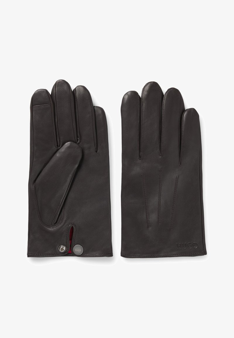 HUGO JAAN - Guanti - dark brown four