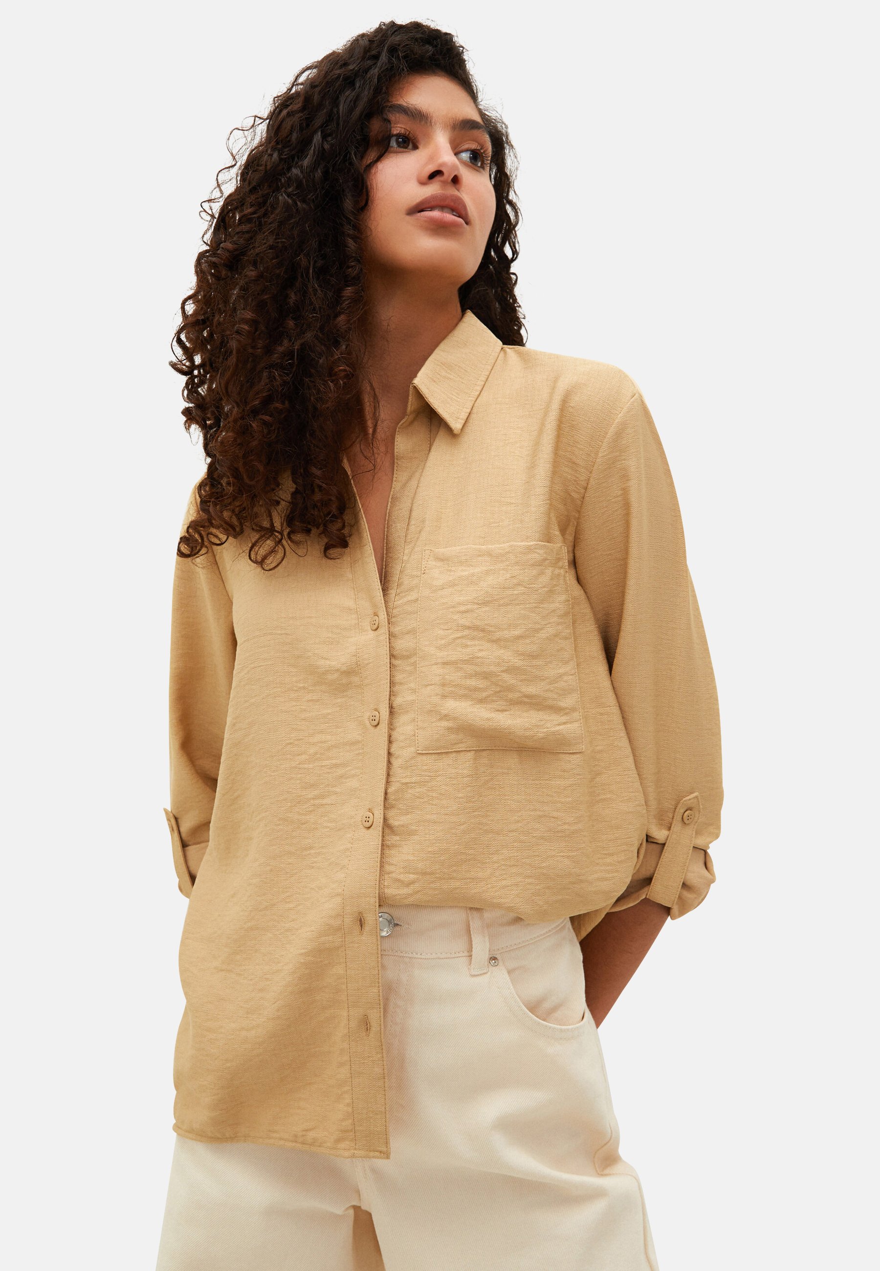 camicia beige
