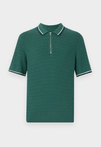 PREPPY TIPPED ZIP SWOLO  - Poloshirt - green