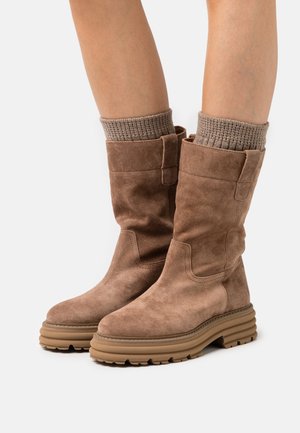 Bottes - cognac