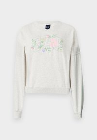 LOGO WEDGE CREW - Sportinis megztinis - pale grey heather
