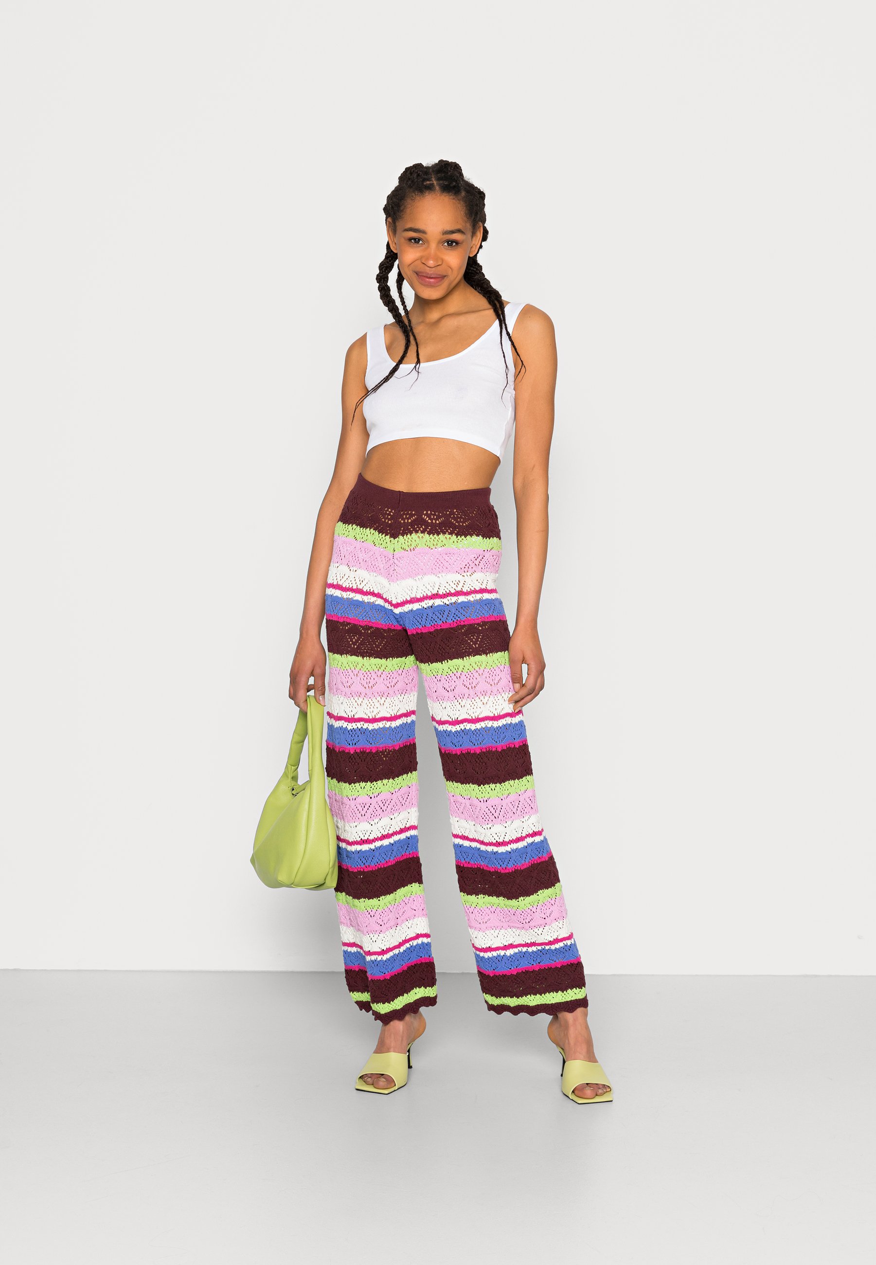 Monki Trousers - colorful/multi 