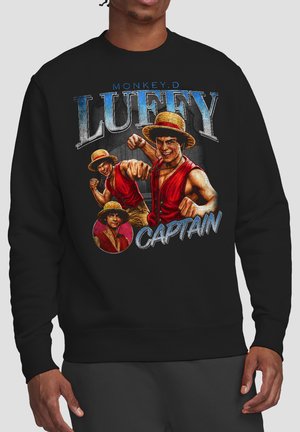 NETFLIX, ONE PIECE LUFFY HOMAGE - Sweatshirt - black