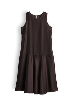 OPUS, FLARED FIT TEXTURED LOOK - Freizeitkleid - affogato