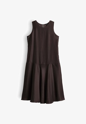 OPUS, FLARED FIT TEXTURED LOOK - Freizeitkleid - affogato