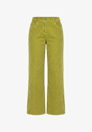 Ulla Popken, STRETCH FIT COMFORT WAIST CORDUROY PANTS - Pantalones - sage