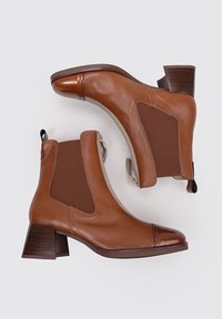 Hispanitas Botines con plataforma - camel
