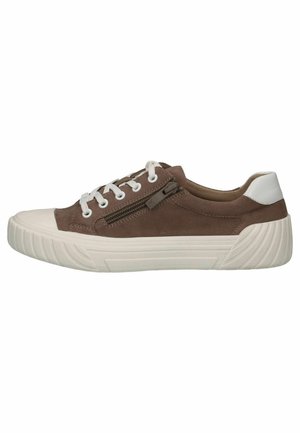 CAPRICE Damen Sneaker Mit Reißverschluss – Bequem, Breite Passform, Wechselfußbett