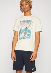 New Balance SMALL LOGO - Shorts - dark blue