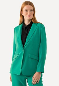Ulla Popken COL À REVERS, POCHES À RABAT, FERMETURE BOUTONNÉE - Bleiseri - green