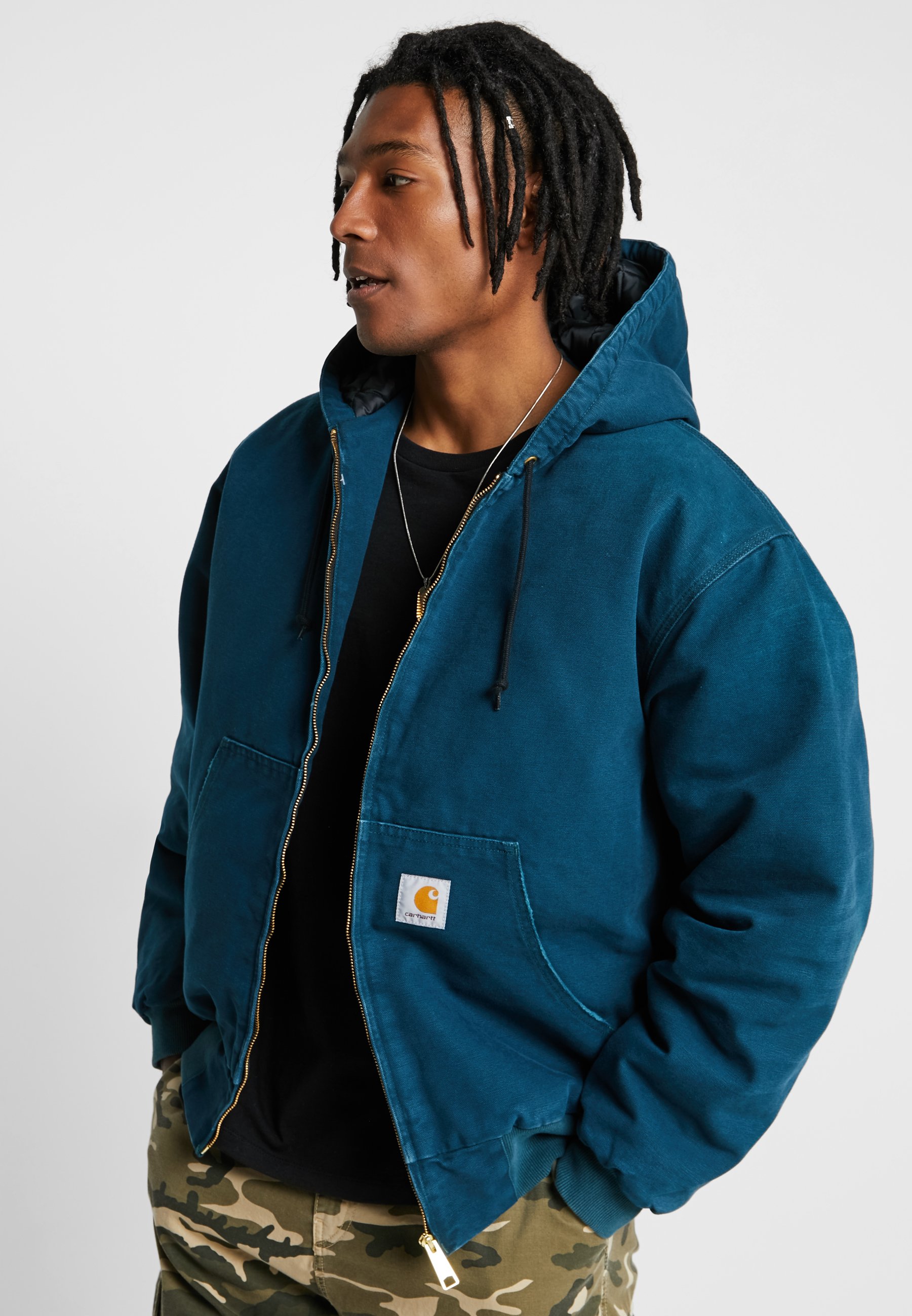 carhartt active jacket denim