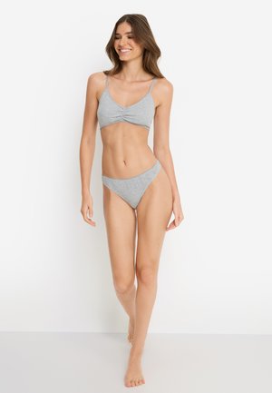 LASCANA, LASCANA STRING 2 PACK - Thong - grau