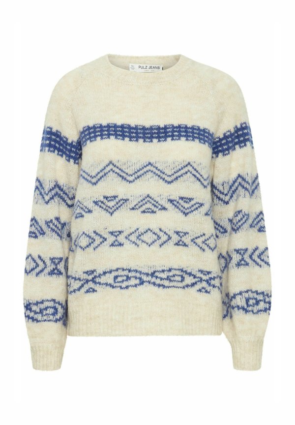 PZMIMI - Jumper - cloud dancer melange4